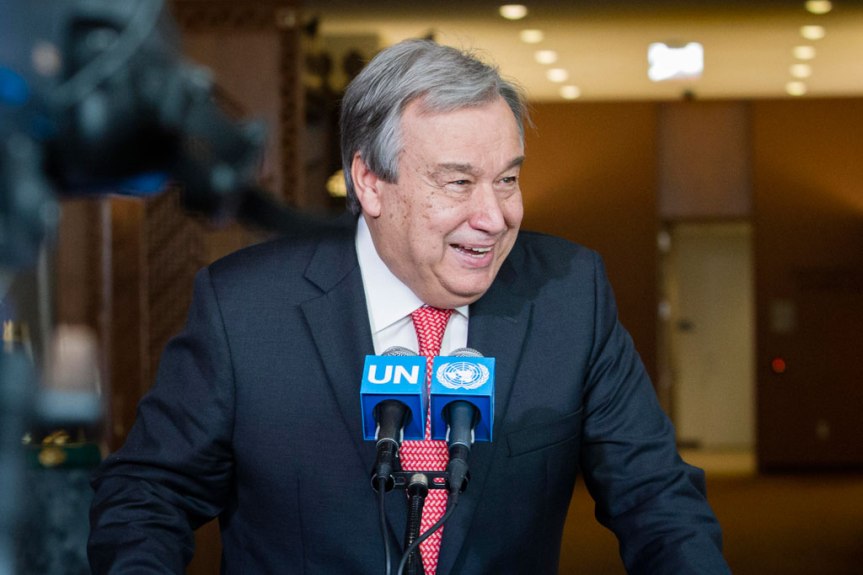 António Guterres enoficiĝos kiel sekva UN Ĝenerala Sekretario